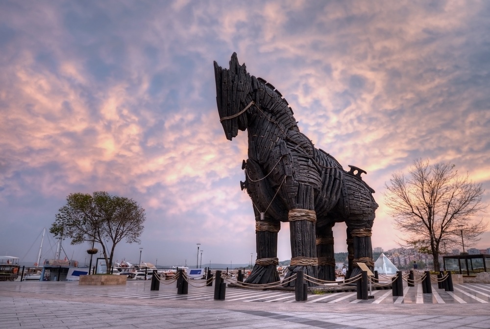 Trojan Horse, Troy Trojan Horse in Turkey, Çanakkale